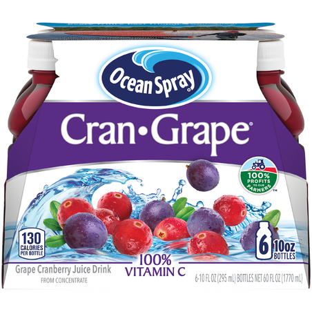 Cran Grape Juice Drink 6/10oz